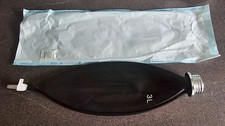 Black Latex  Rubber 3 Litre rebreather bag for gas mask with tap