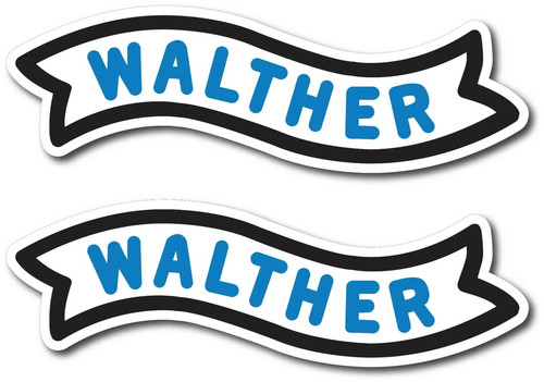 Walther decal sticker 3m - sticker,