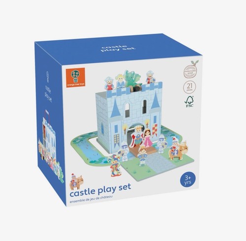 Orange tree wooden castle play - castle,