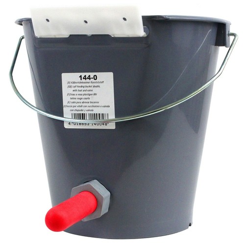 Calf bucket feeder with - calf,
