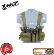 MILITARY ARMY SPECIAL OPS TACTICAL CHEST RIG VEST OLIVE GREEN AIRSOFT