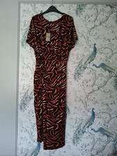 Biba Size 8 NWT Ruched Lined