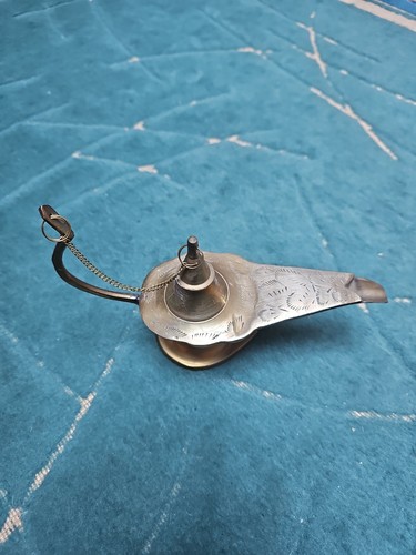 Aladdin genie lamp brass - lamp, home