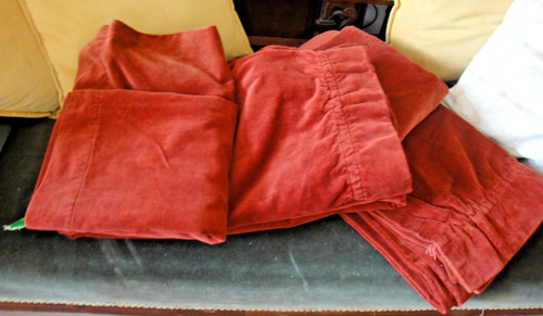 Vintage rich brown cotton - brown,