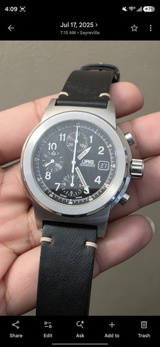 Oris big crown 7511 - black, dial