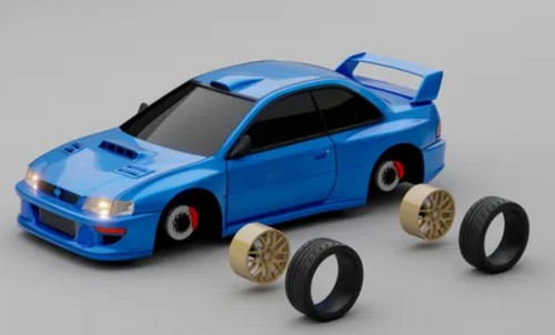Subaru impreza 22b 1 64 - subaru, 1:64