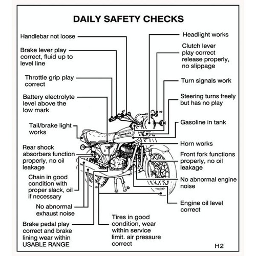 Daily safety checks - safety,
