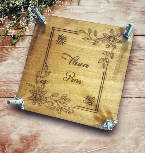 Personalised flower press