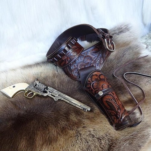 Wild west tooled - tooled, leather