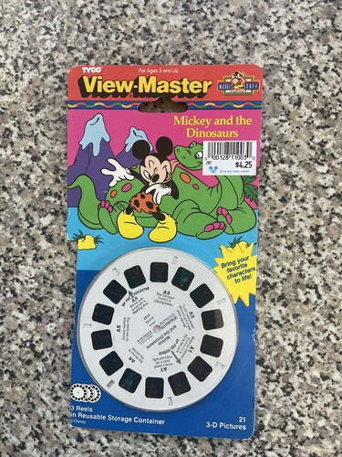 Mickey and the dinosaurs view - and,
