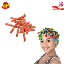 MR Perm Rods (0.9x9cm) Natural Long Short Hair PermRods with Elastic Rubber-5606