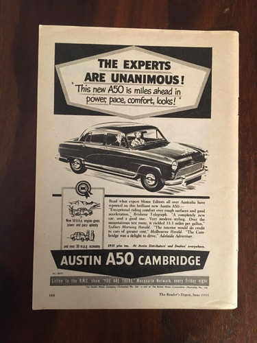 1955 austin cambridge - 1955,