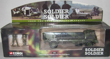 Corgi 1/50 Scale 18901 - Bedford MK High Dropside & 2 Figures Soldier Soldier