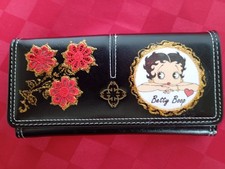 NEW  BLACK BETTY BOOP IMAGE PURSE/WALLET  