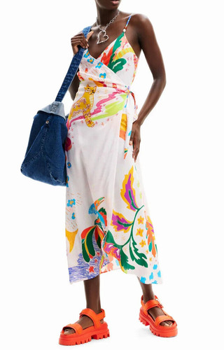 Womens ladies wrap dress size - ladies,