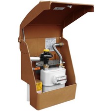 Clesse Evolution Gas Meter Box Brown Semi-Buried Surface Wall Mounted