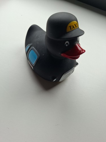 Taxi rubber duck - rubber,