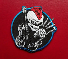 HEAVY METAL ROCK POP BLUES PUNK SKELETON MUSIC BAND EMBROIDERED PATCH UK SELLER 