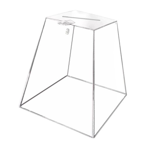 Transparent donation box for - donation,