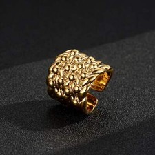 Gold Filled | 4 Row Keepers Ring | Adjustable Size Q Classic Unisex Jewellery