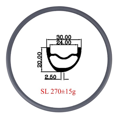 29er 20mm asymmetric - 30*20mm,