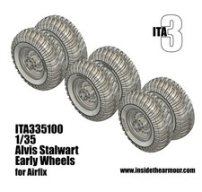 ITA335100 1/35 Early Wheels for Alvis Stalwart (for Airfix)