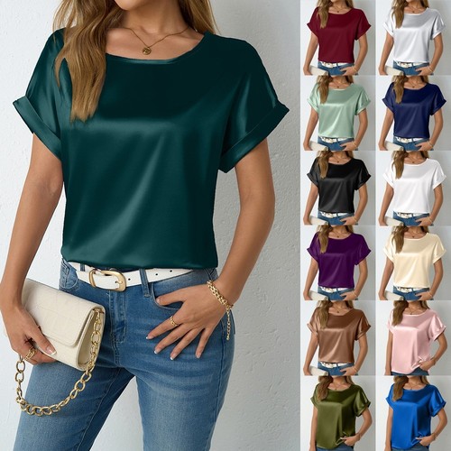 Ladies satin silk - satin, short