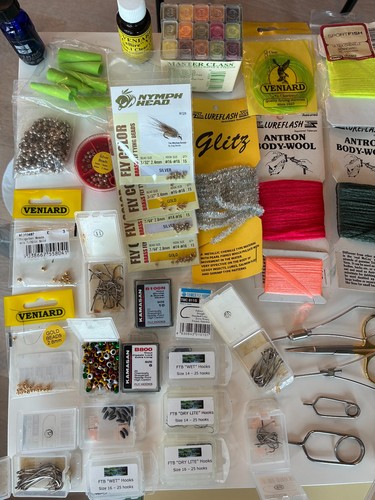 Fly tying kit job lot - fly,