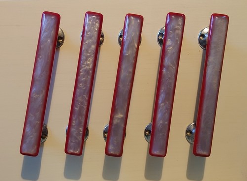 Pink white pearlescent - pink,