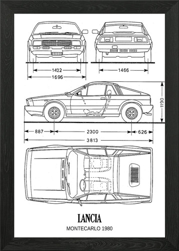 Bnw lancia montecarlo 1980 - bnw,