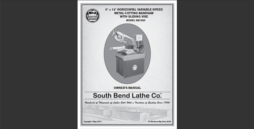 South bend x12 - bend, horizontal
