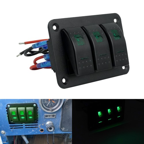 Gang toggle rocker switch - 3,