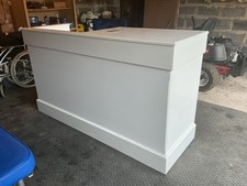Large White Reception Desk