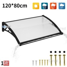 Door Canopy Awning Shelter Front Back Porch Outdoor Shade Patio Roof Rain Cover