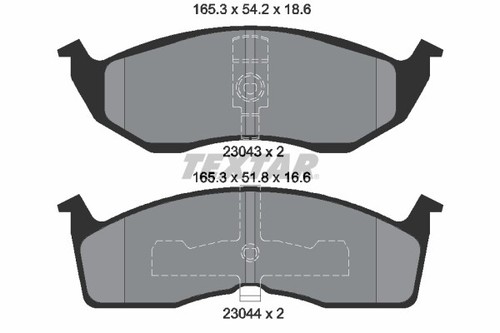 New brake pad set disc - disc,