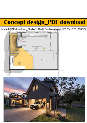 Concept plans garage - concept,