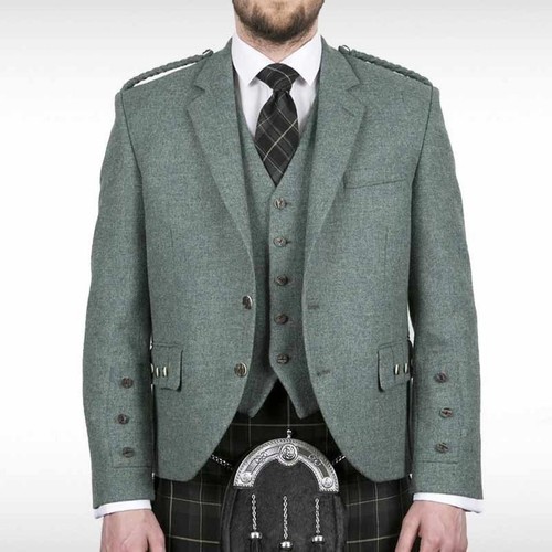 Men lovat green - green, argyle