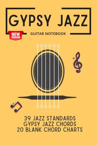 Gypsy jazz guitar notebook - guitar, notebook: