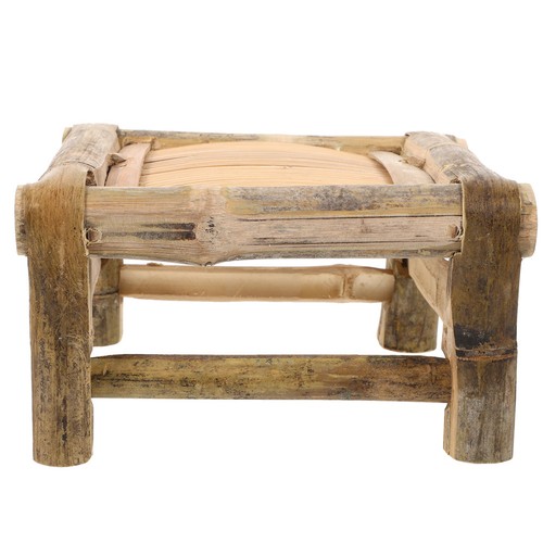 Bamboo stool for bathroom - bamboo,