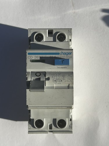 Hager cd263u 63a 30ma - 63a, rccb