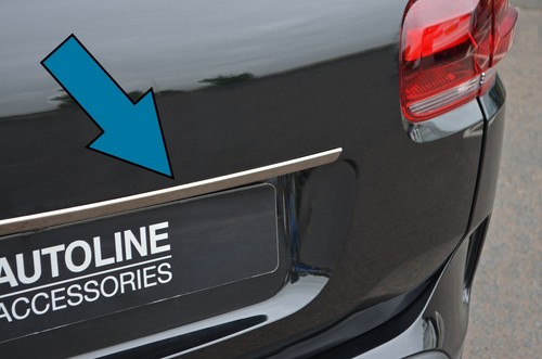 Black chrome rear - chrome, door