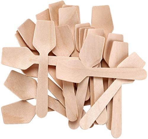 Wooden ice cream - ice, spoons