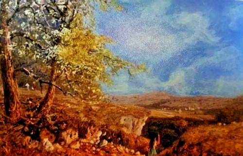 Antique oil painting - antique,