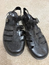 Juju Black Sparkle Flat Jelly