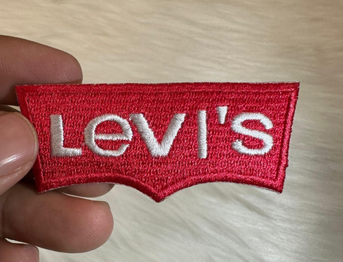 Red logo patch - , iron