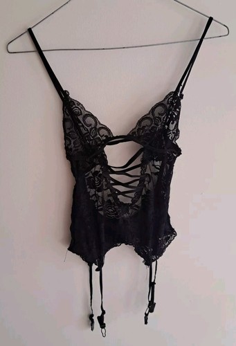 Black sheer lace - sheer,