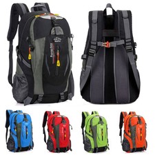 30L Camping Hiking Backpack Nylon Waterproof Large Rucksack Men Women Travel Bag
