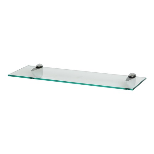 Floating glass wall shelf - glass,