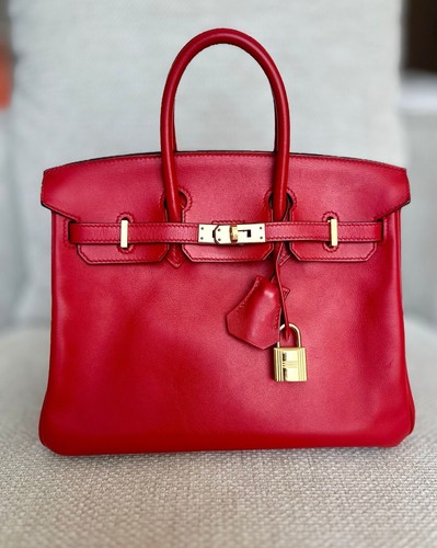 Hermès birkin red - hermÈs, 25