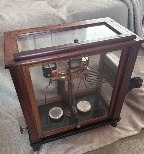 Vintage oertling balance scale - oertling,